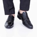 Zapatos de vestir hombre Málaga cuero negro