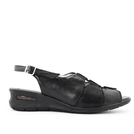 Sandalia cuero mujer dino butelli