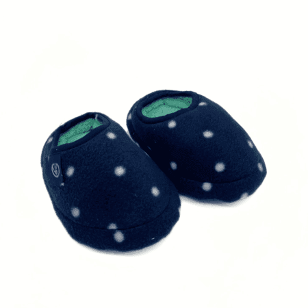 Pantuflas niño confort peluche azul