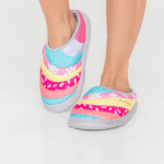 Pantuflas mujer Oly margaritas confort