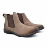 Botas hombre Elian cuero gamuza marrones