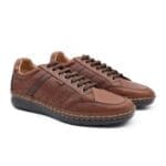 Zapatillas hombre Román cuero marrón