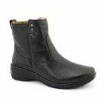 Botas mujer cortas Ursula cuero negras