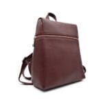 Mochila mujer Constance cuero bordo