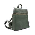 Mochila mujer Constance cuero verde