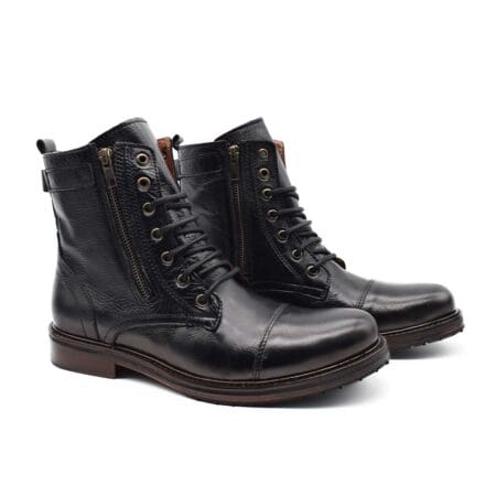 Borcegos hombre Christopher cuero negro