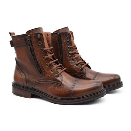 Borcegos hombre Christopher cuero suela