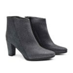 Botas mujer Raven Gravagna cuero grises reptil
