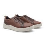 Zapatillas hombre Denys Freeway cuero marrón