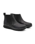 Botas mujer Chelsea cuero negras