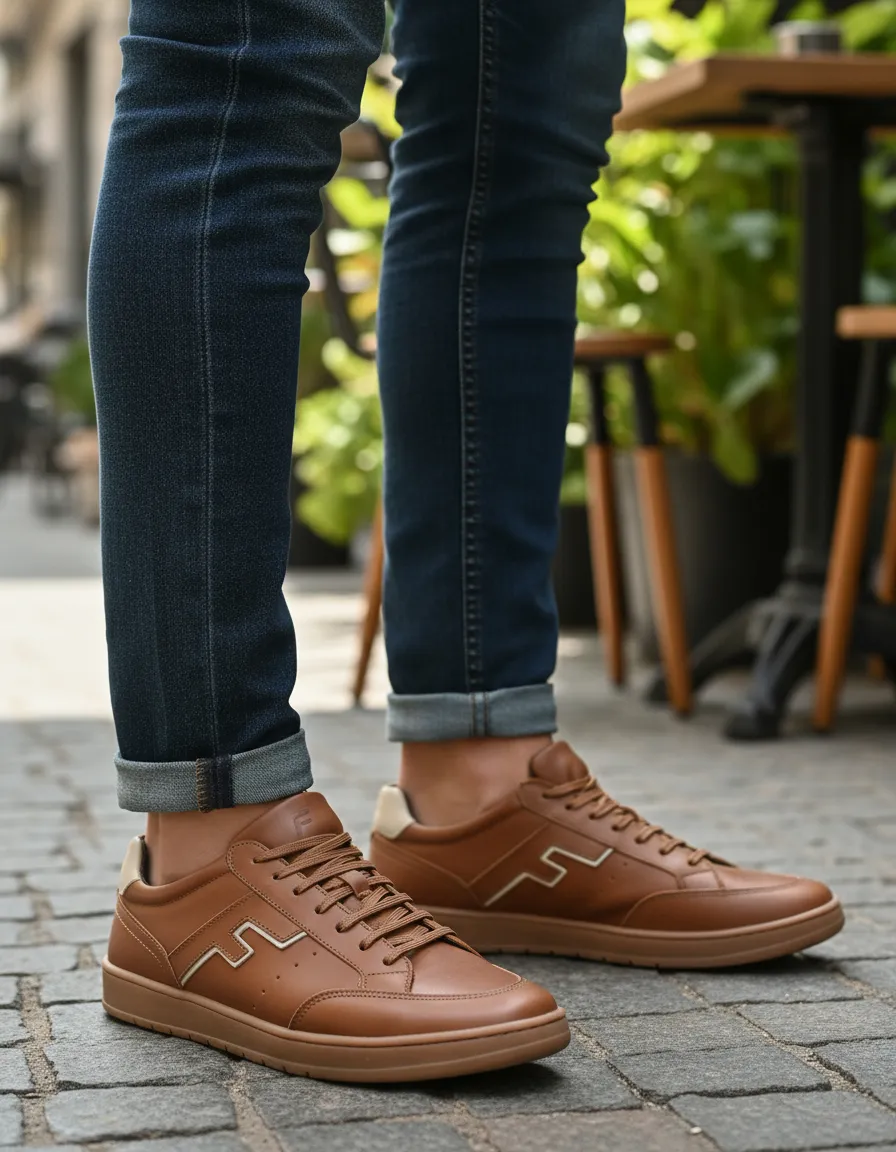 zapatillas hombre jhon 4 freeway cuero suela