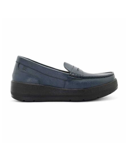 mocasines mujer italia cuero negros