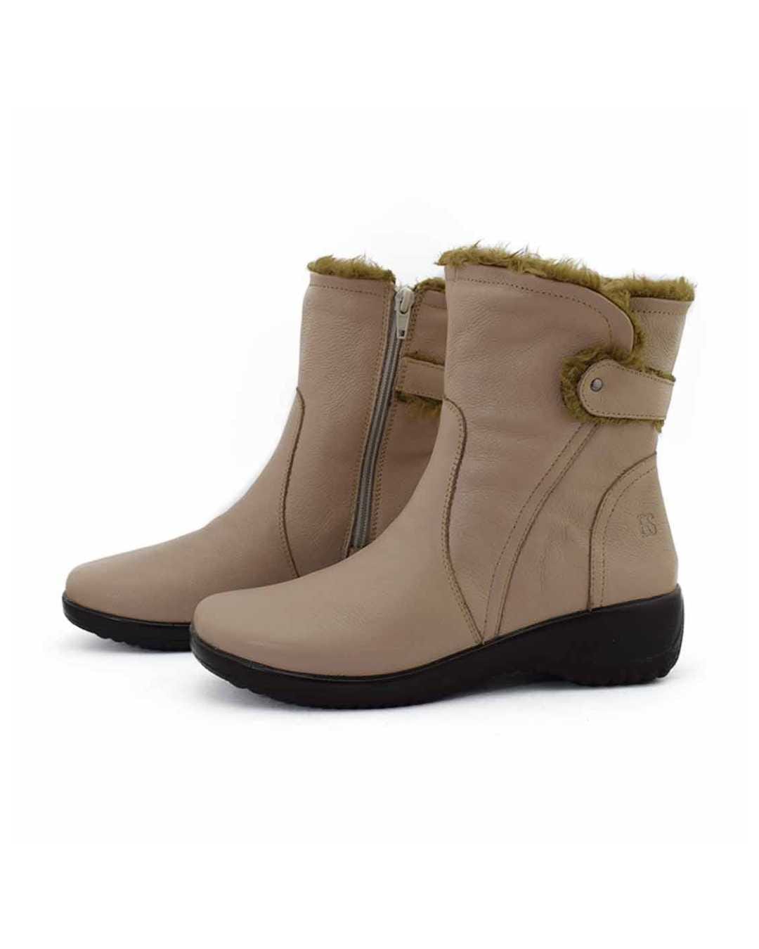 botas mujer altas zahireth cuero nude