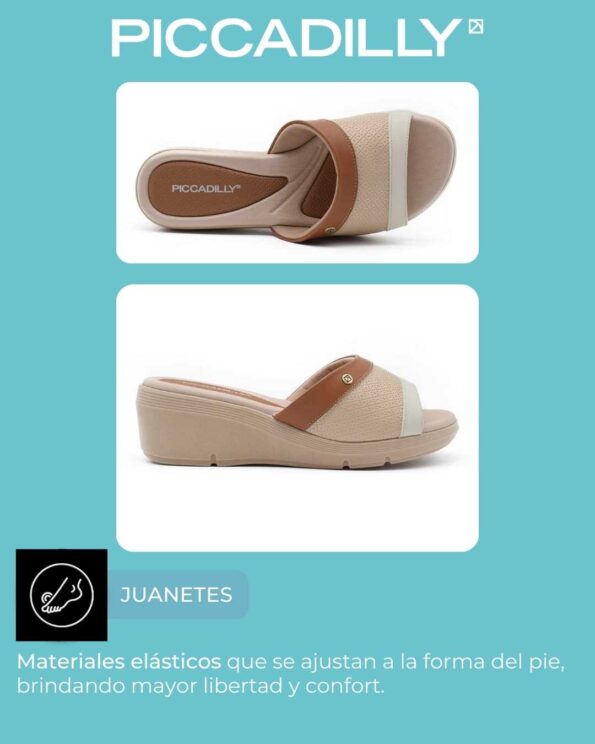 zuecos mujer rosario piccadilly natural