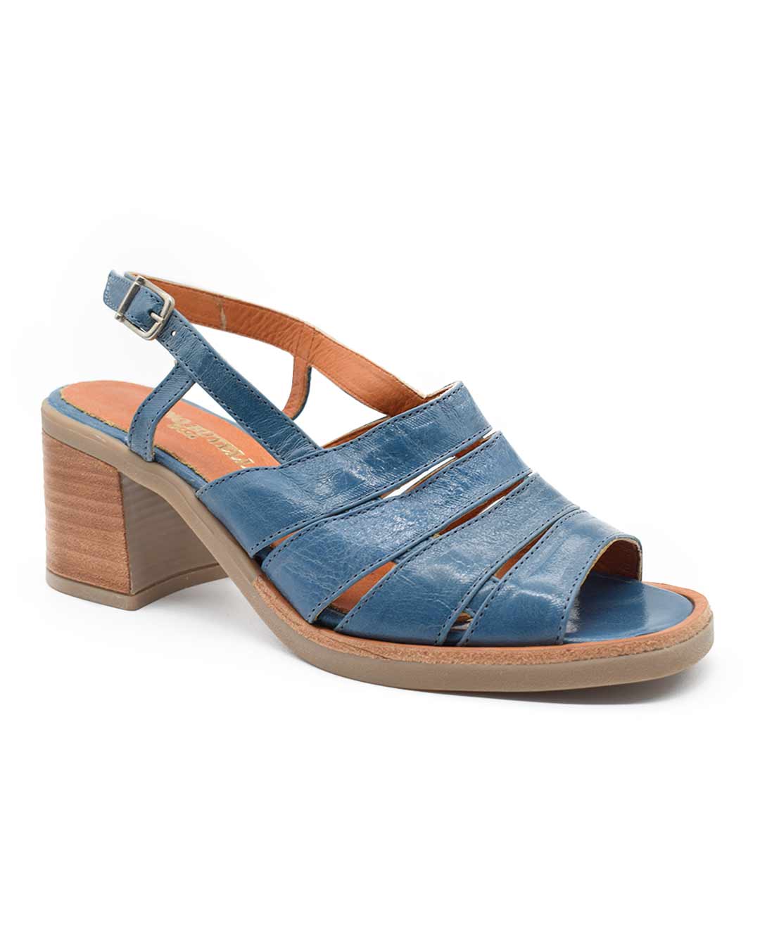 sandalias mujer lucero cuero rojas