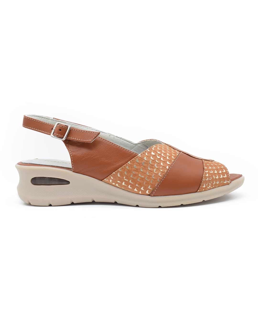 sandalias mujer catta cuero suela