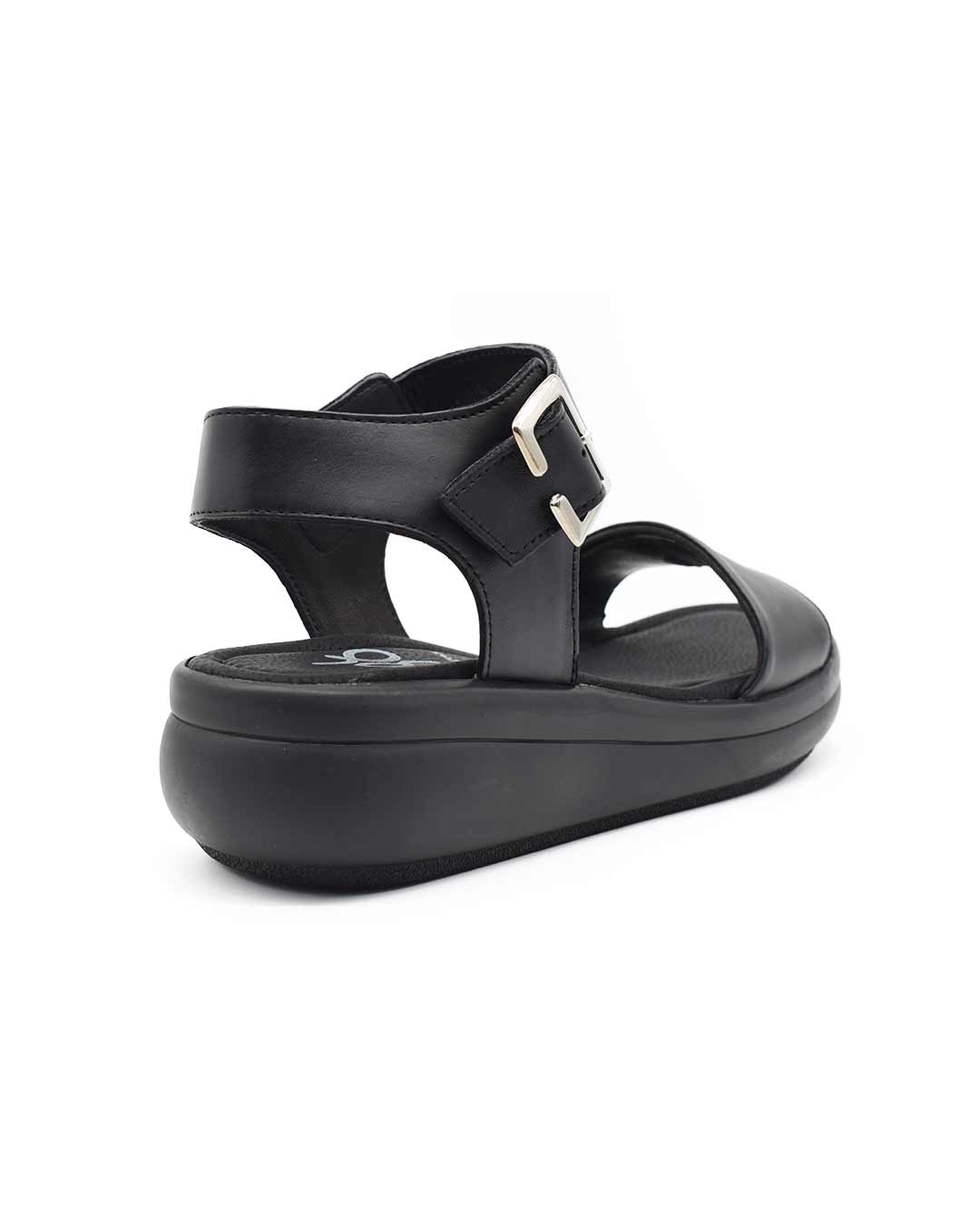 sandalias mujer rosaline gravagna cuero negras