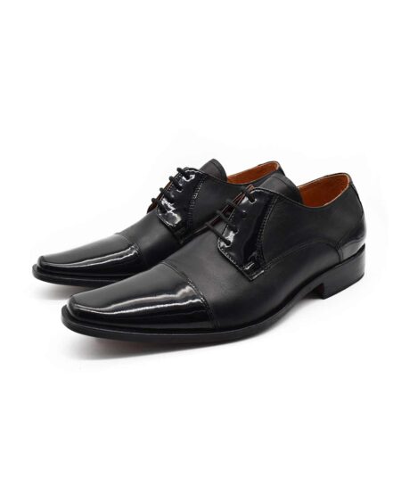 zapatos de vestir hombre marcial cuero negro