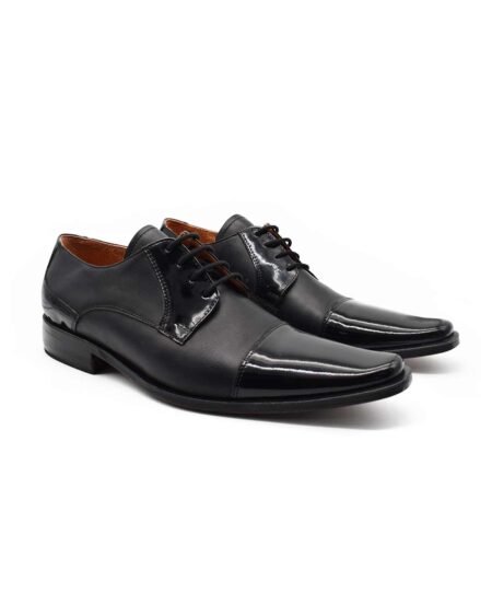 zapatos de vestir hombre marcial cuero negro