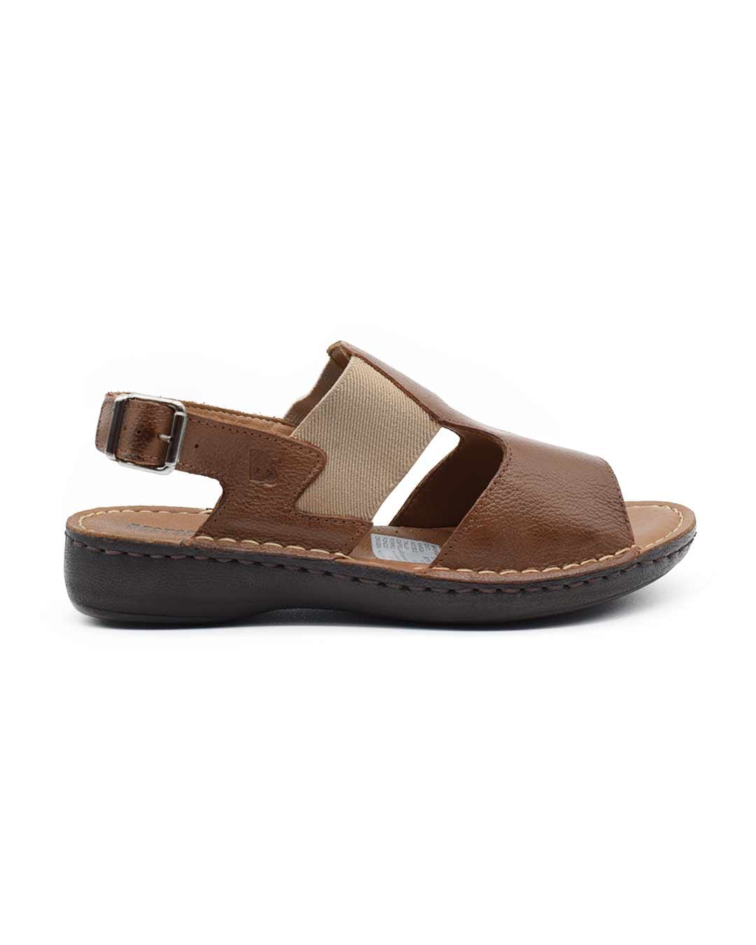 sandalias cuero mujer confort piruan marrón