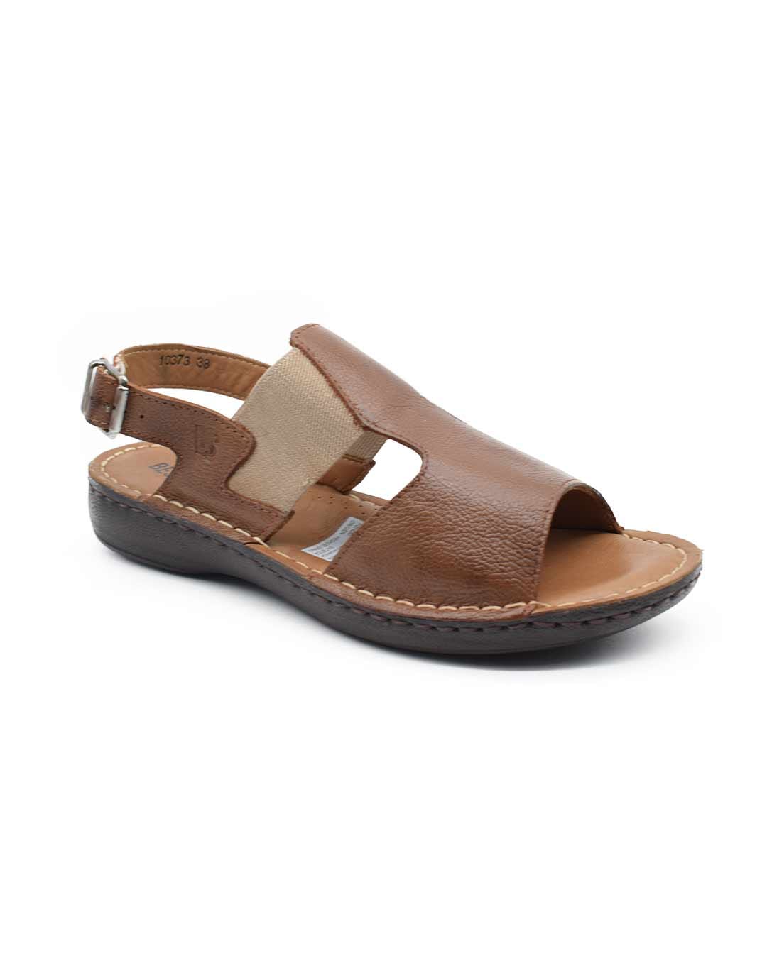 sandalias cuero mujer confort piruan marrón
