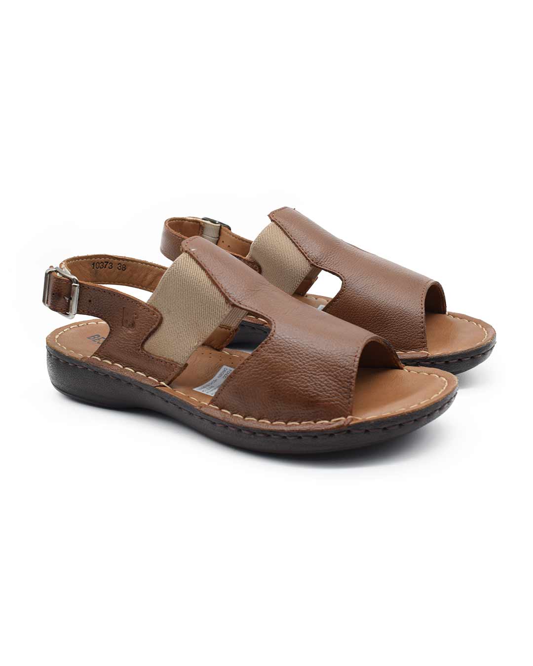 sandalias cuero mujer confort piruan marrón