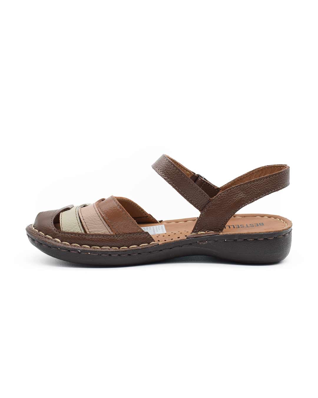 sandalias cuero mujer confort vené marrones