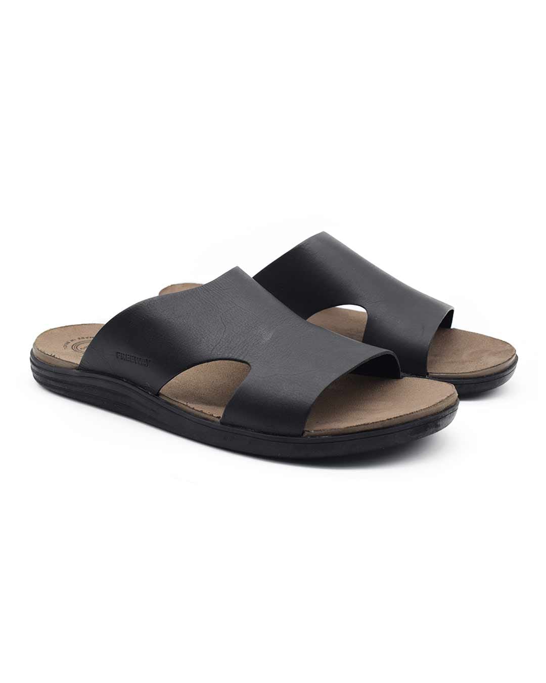 sandalias hombre canastra freeway cuero negra