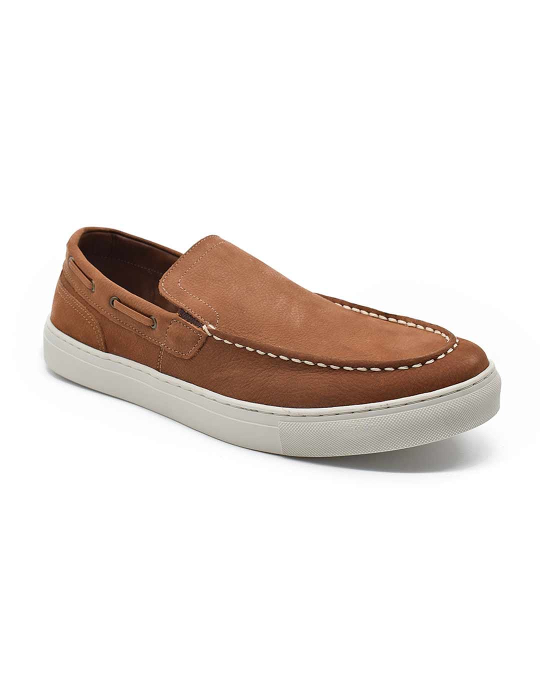 mocasín náutico hombre freeway box cuero suela