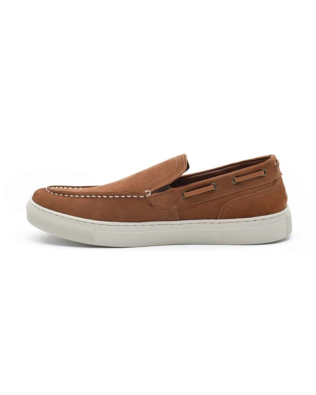 mocasín náutico hombre freeway box cuero suela