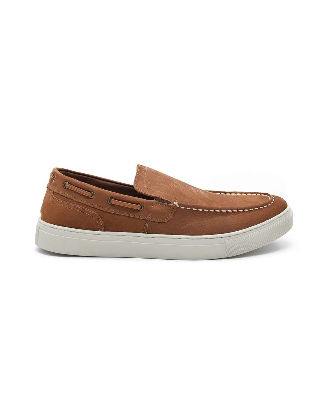 mocasín náutico hombre freeway box cuero suela