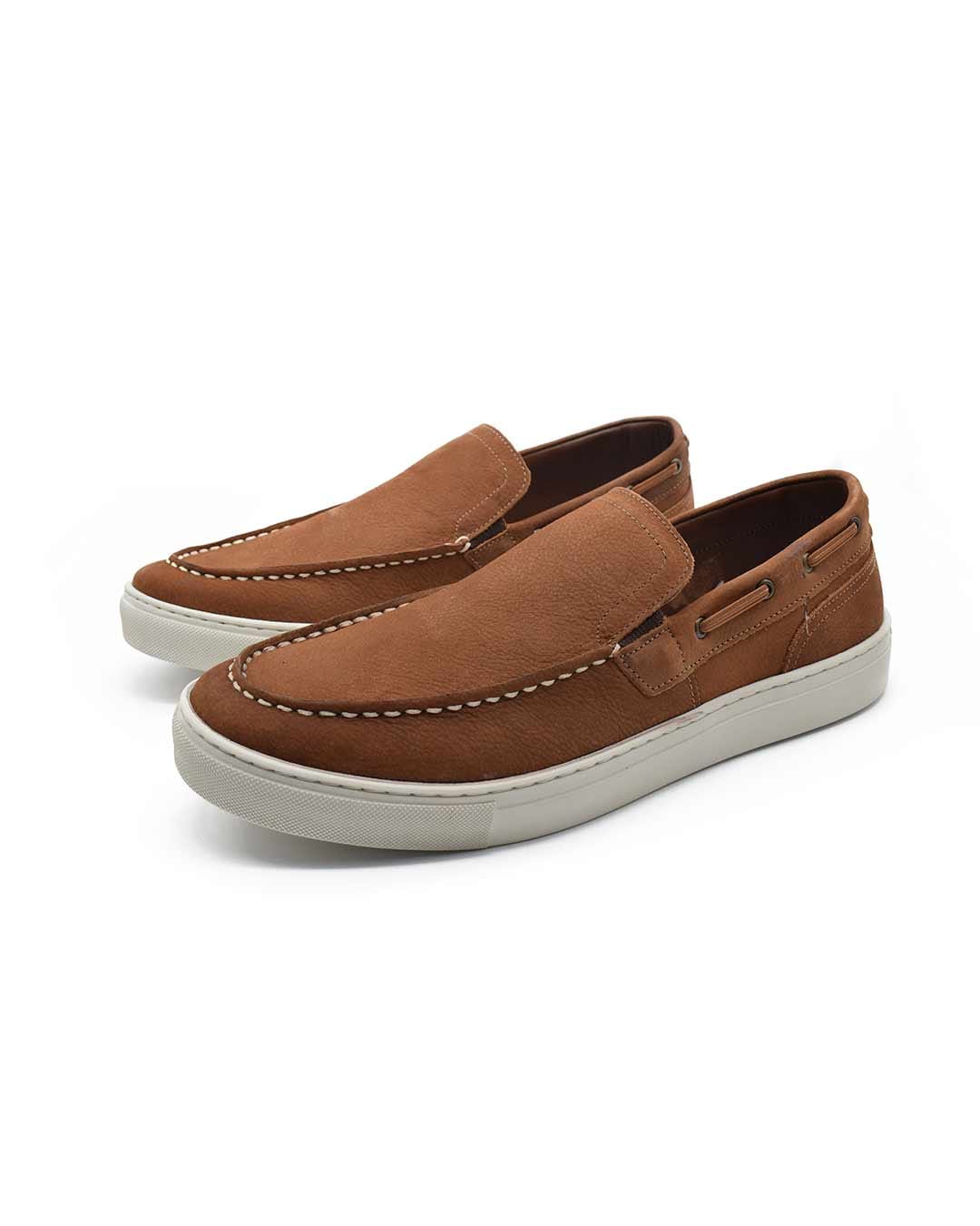 mocasín náutico hombre freeway box cuero suela
