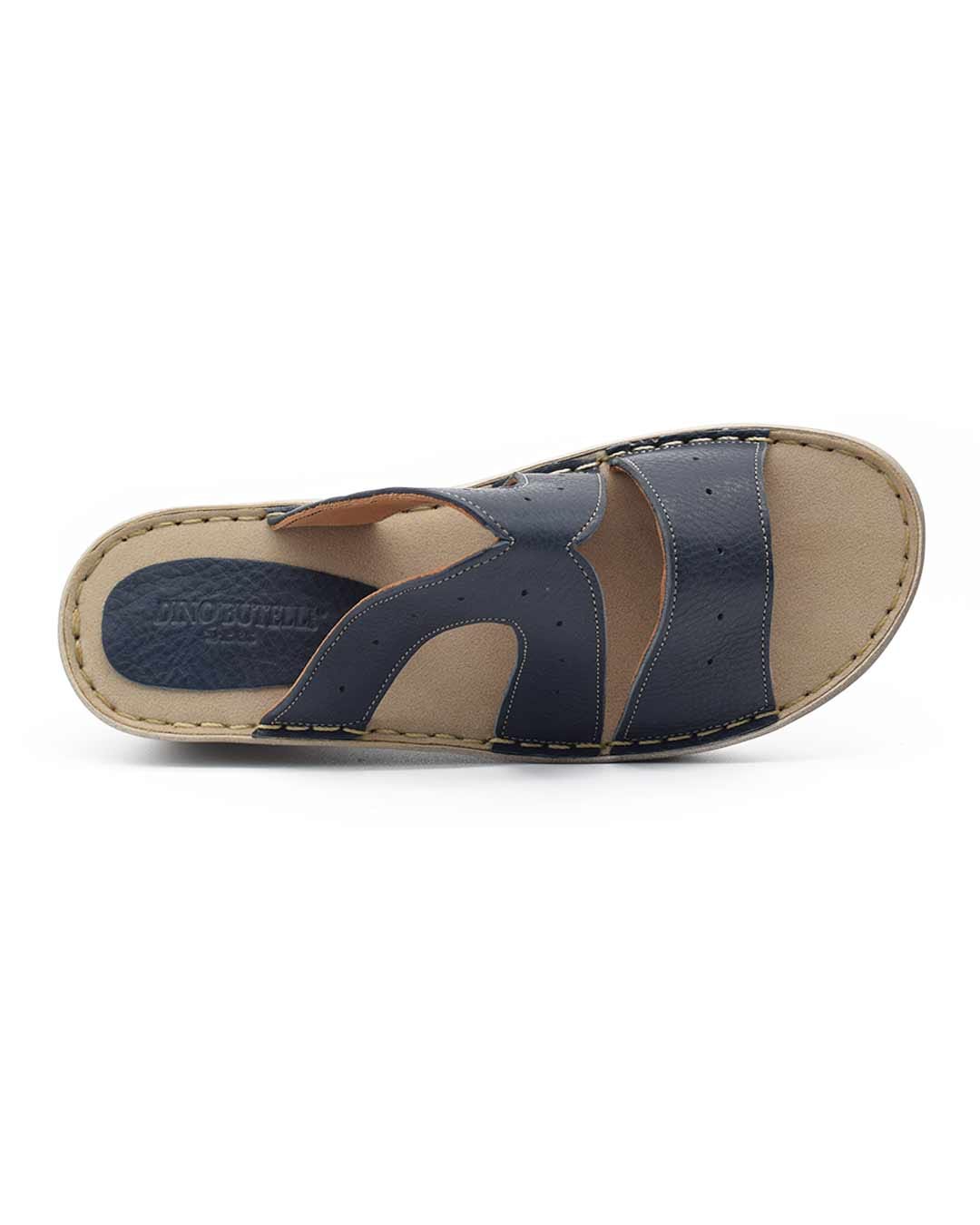 sandalias mujer rinna cuero azules