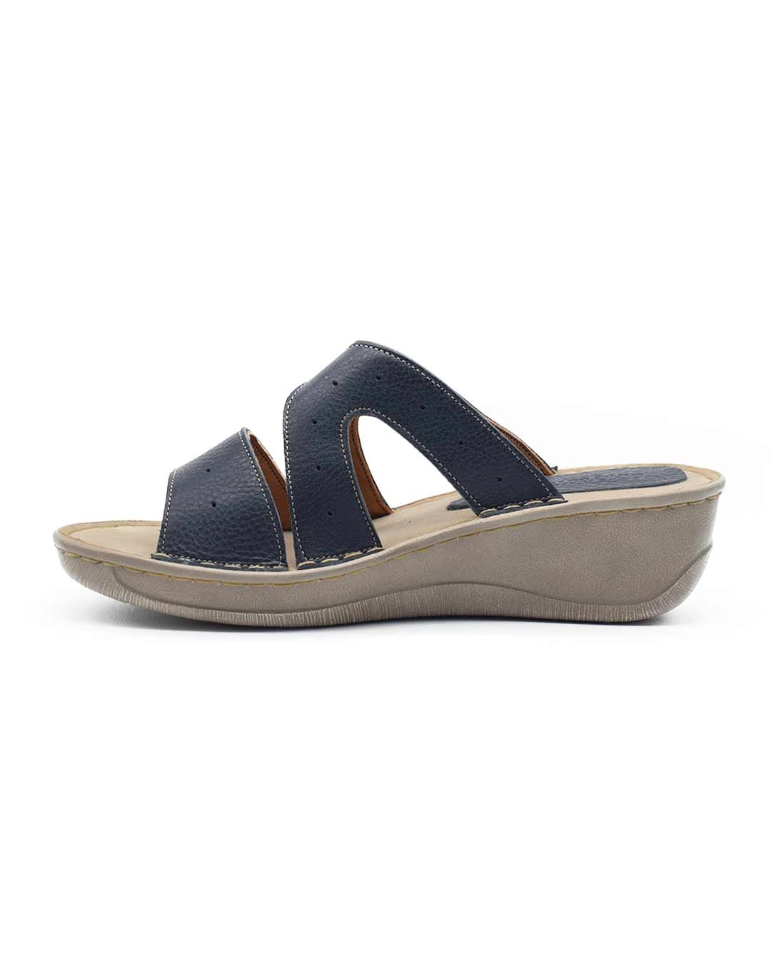 sandalias mujer rinna cuero azules